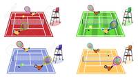 Courts & Related Equipment & Accessories -Basketball - Volleyball - Soccer - Football - Tennis